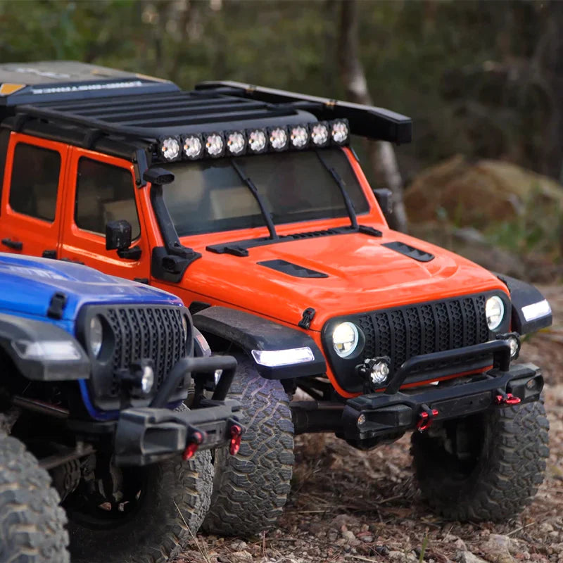Rlaarlo 1/7 Scale 4WD Brushed RC Crawler JK07Pro - Orange