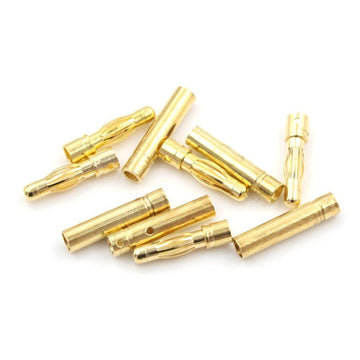4.0mm Gold Plated Connector Male & Female (5 Sets) - HeliDirect