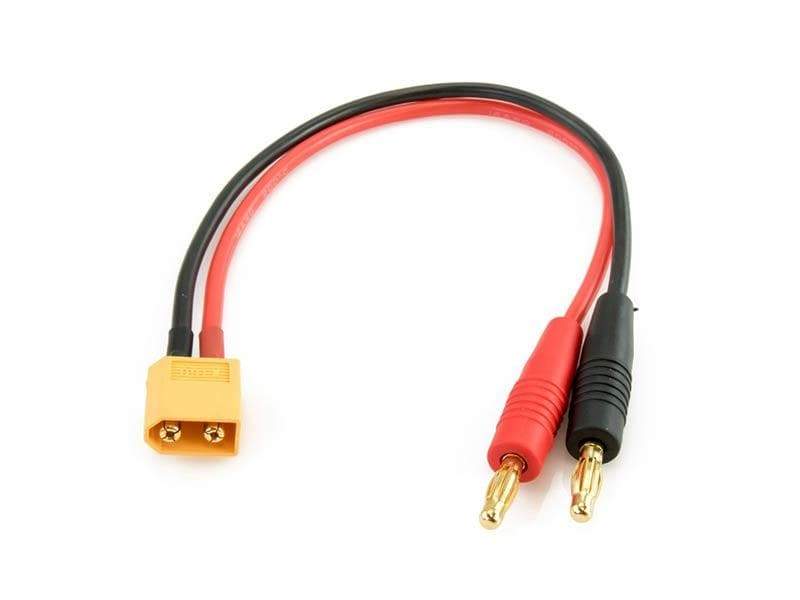 XT60 To Banana Plug DC Charger Cable - HeliDirect