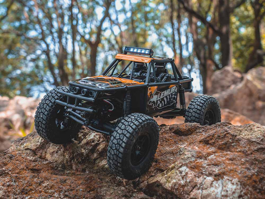 FMS 1:24 FCX24 Lemur RTR - ORANGE - HeliDirect