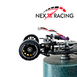 Nexx Racing “JUD” threaded carbon-fiber reinforced EVO Flanged Front Wheels (2) pcs for Mini-Z - F8.5 OFFSET +1