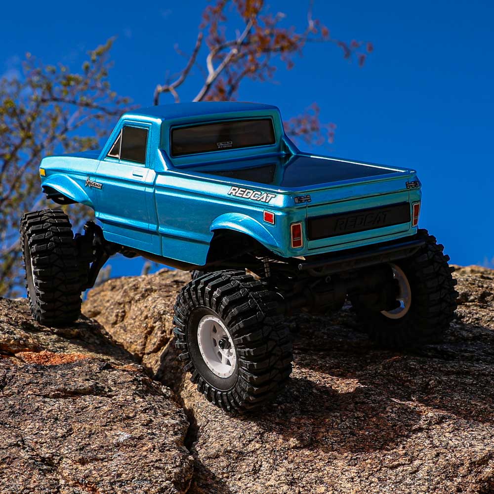 Redcat Ascent-18 RC Crawler - 1:18 Brushed Electric Rock Crawler - BLUE - HeliDirect