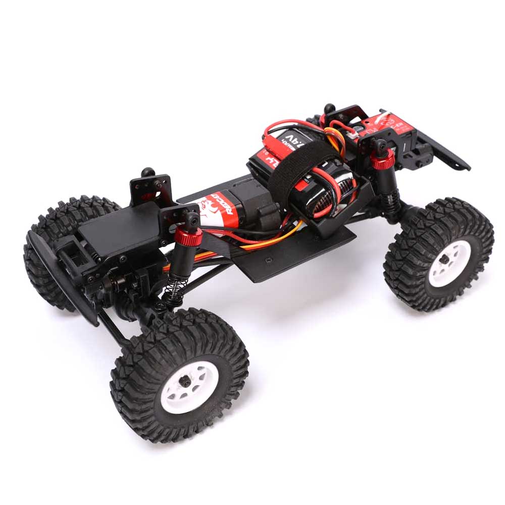 Redcat Ascent-18 RC Crawler - 1:18 Brushed Electric Rock Crawler - RED - HeliDirect