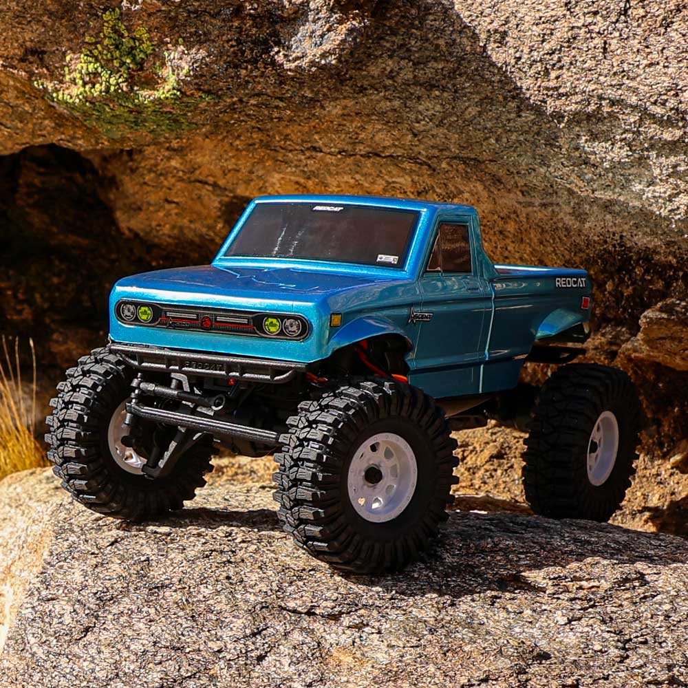 Redcat Ascent-18 RC Crawler - 1:18 Brushed Electric Rock Crawler - BLUE - HeliDirect