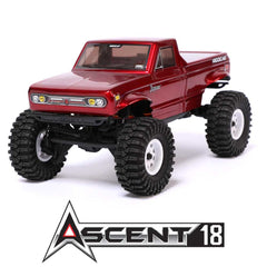 Redcat Ascent-18 RC Crawler - 1:18 Brushed Electric Rock Crawler - RED - HeliDirect