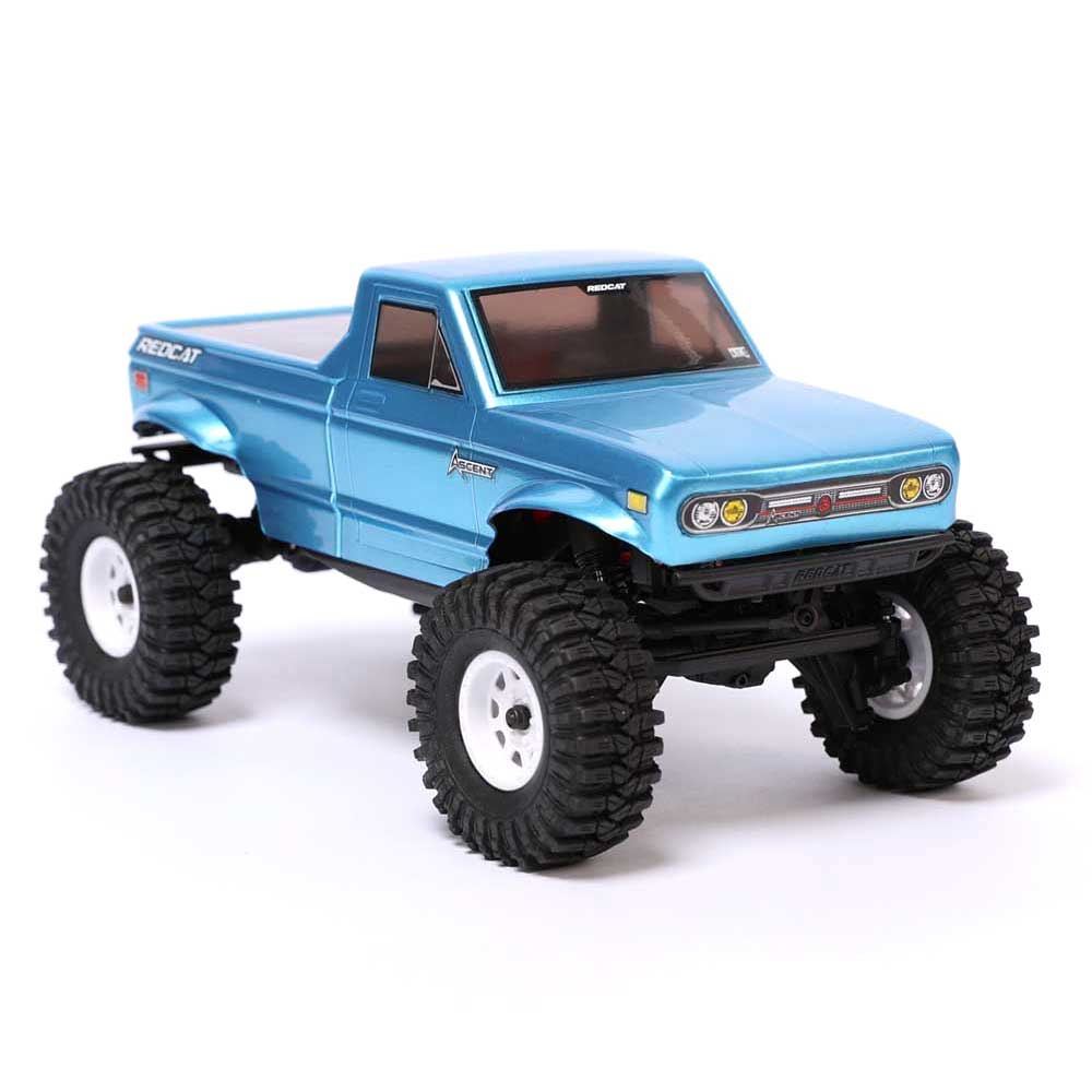 Redcat Ascent-18 RC Crawler - 1:18 Brushed Electric Rock Crawler - BLUE - HeliDirect