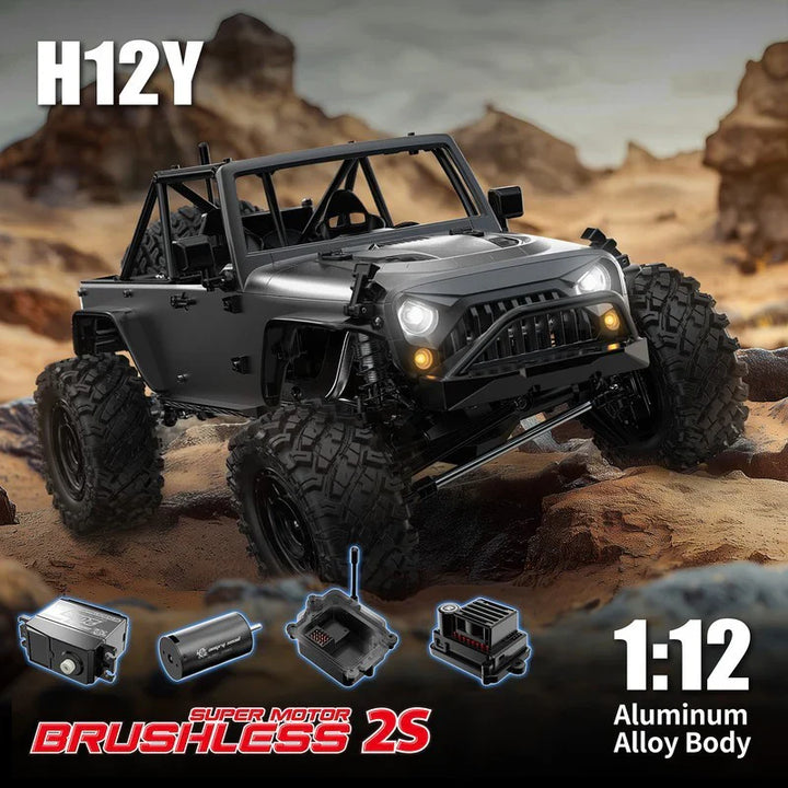 1:12 mjx hyper go H12Y　クローラーRC RTR Amazon.com: HYPER GO H12Y 1/12 Brushless 4X4 RC Rock Crawlers for