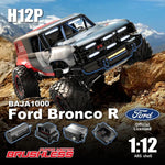 MJX Hyper Go H12P 1/12 RC Crawler - Licensed Ford Bronco Baja 1000 Edition
