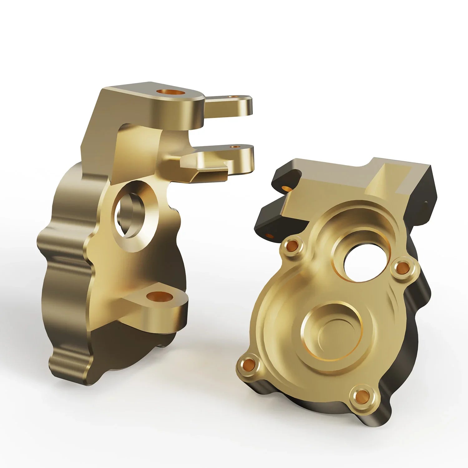 Rlaarlo Brass Front Portal drive axle mount(Front) & Portal Housing Inner for 1/7 RC Crawler