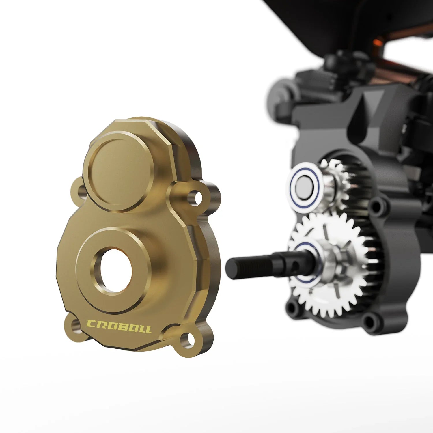 Rlaarlo Brass Rear Portal Housing Inner for 1/7 RC Crawler