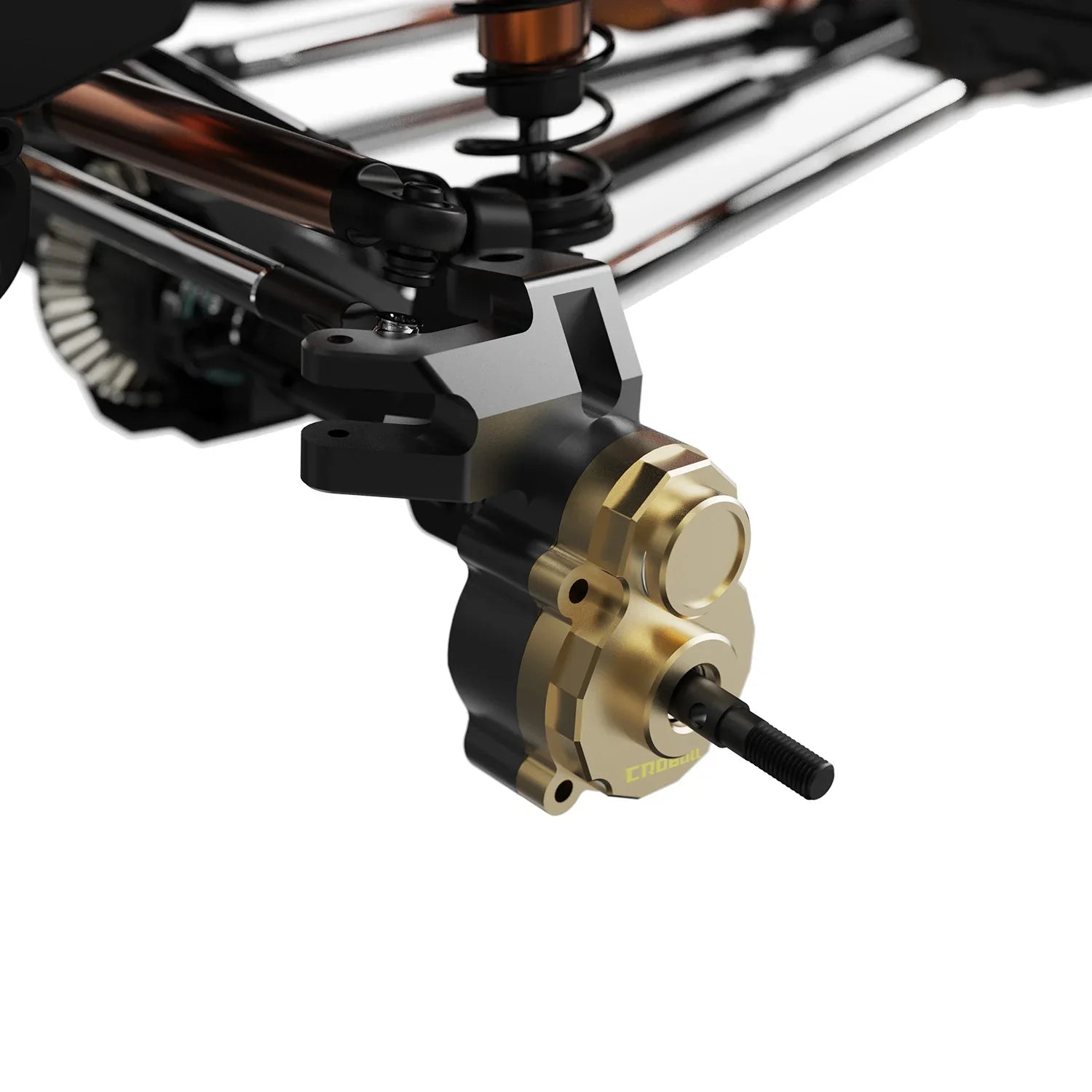 Rlaarlo Brass Rear Portal Housing Inner for 1/7 RC Crawler