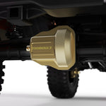 Rlaarlo Brass Front Rear Axel Diff Covers for 1/7 Crawler