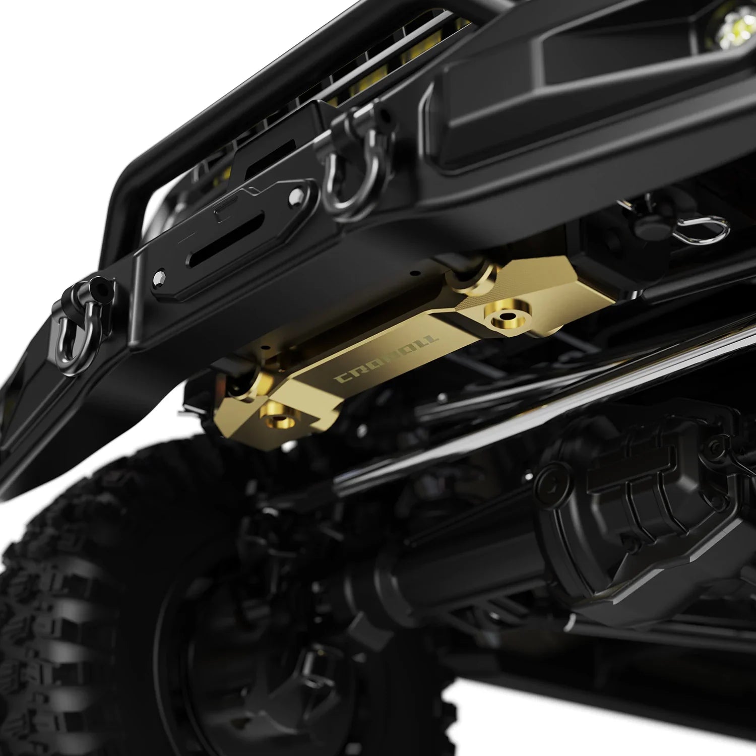Rlaarlo Brass Front Bumper Mount for 1/7 RC Crawler