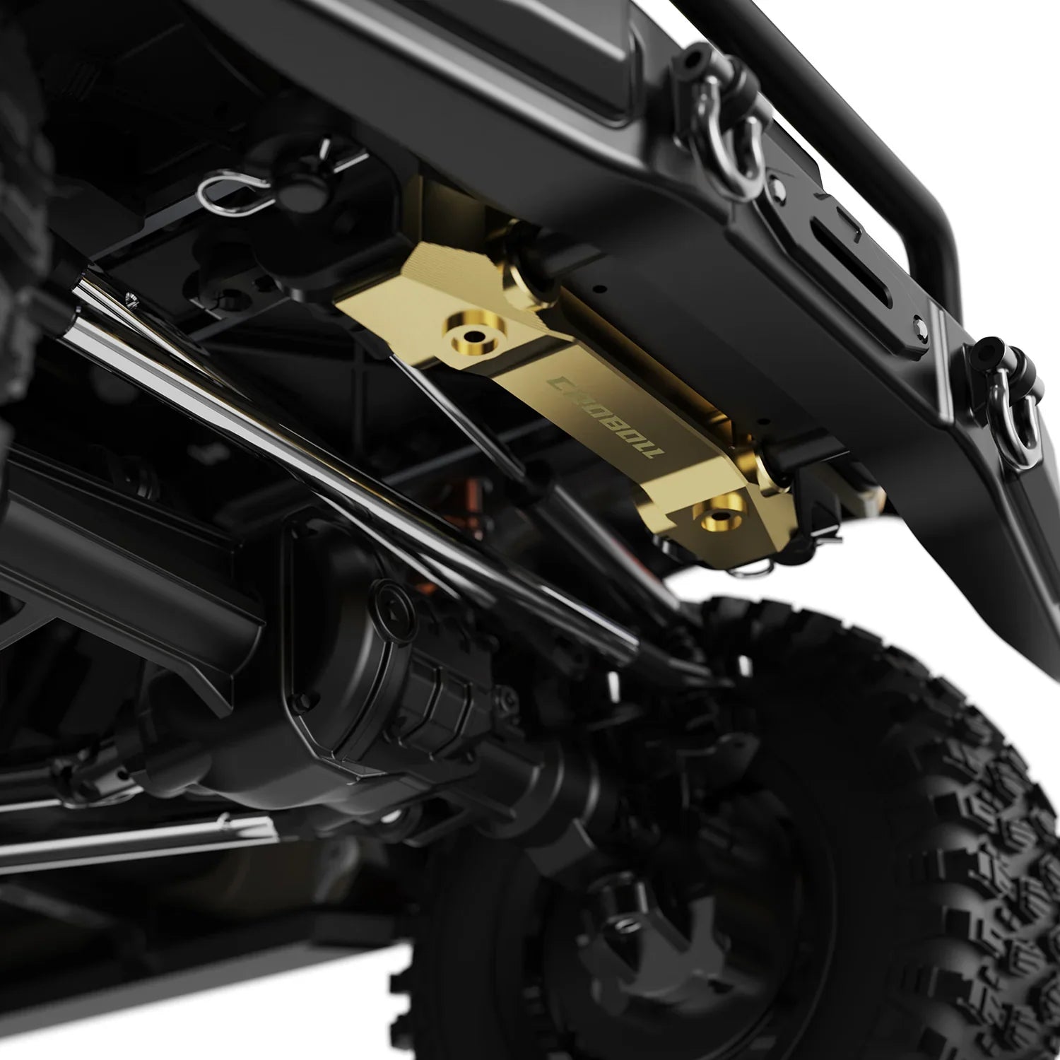 Rlaarlo Brass Front Bumper Mount for 1/7 RC Crawler