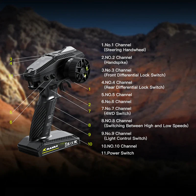 Rlaarlo 1/7 Scale 4WD Brushless RTR RC Crawler MK-07 V2