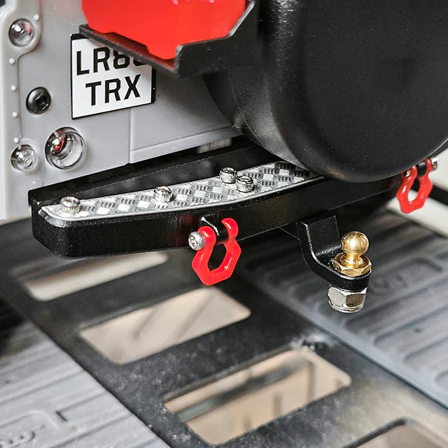 INJORA CNC Aluminum Front Rear Bumper for 1/18 TRX4M Defender - HeliDirect
