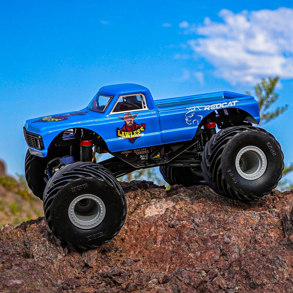 Redcat MT-18 - 1/18 Scale Brushed Monster Truck - BLUE