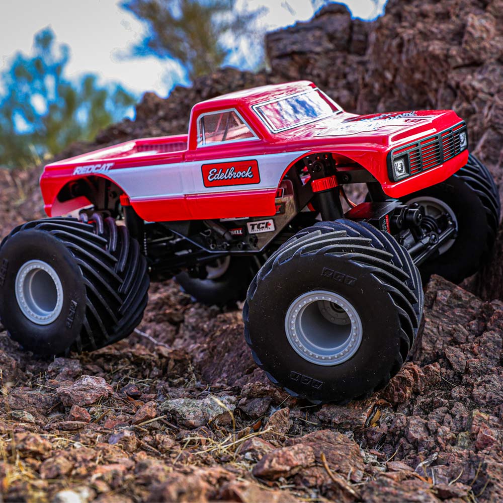 Redcat MT-18 - 1/18 Scale Brushed Monster Truck - RED