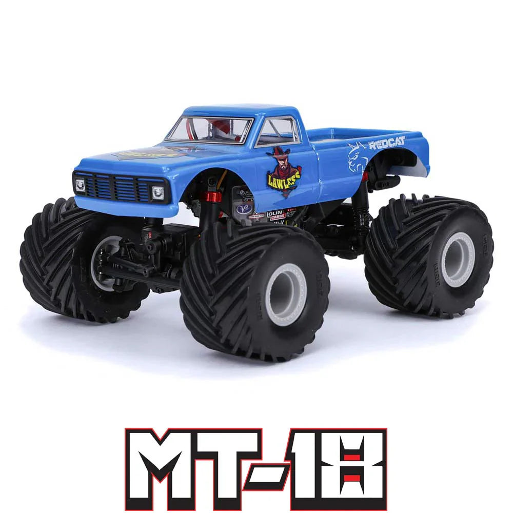 Redcat MT-18 - 1/18 Scale Brushed Monster Truck - BLUE