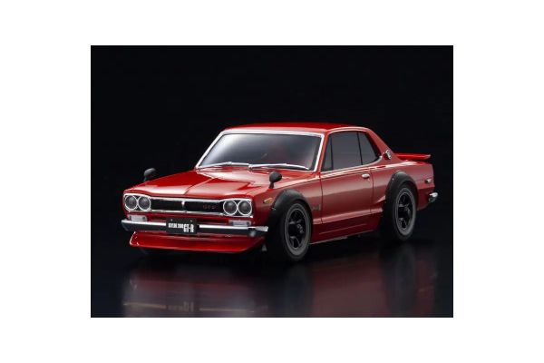 Kyosho ASC MA-020 NISSAN SKYLINE 2000GT-R (KPGC10) Tuned Ver. Red 60th Anniversary MZP466R60 - HeliDirect