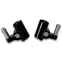 Nexx Racing Aluminum Knuckle Set For V-LINE (BLACK) - HeliDirect