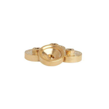 NEXX Racing SCX24 Brass Wheel Hubs (+0mm) (4pcs) - HeliDirect