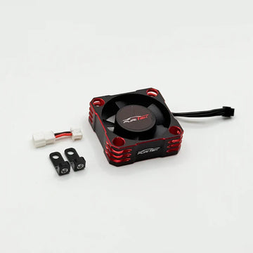 Furitek AeroSpin 30K Aluminum Fan Kit for SlideTech ESC – Black Red Edition