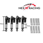 Nexx Racing 59mm Long Reservoir Shocks (4pcs) for CR18P EVO/EVO PRO/ HPI Venture 18 Flux/FX118