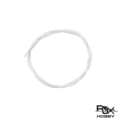 Silicon Rubber wire 28AWG - White x 1 Foot - HeliDirect