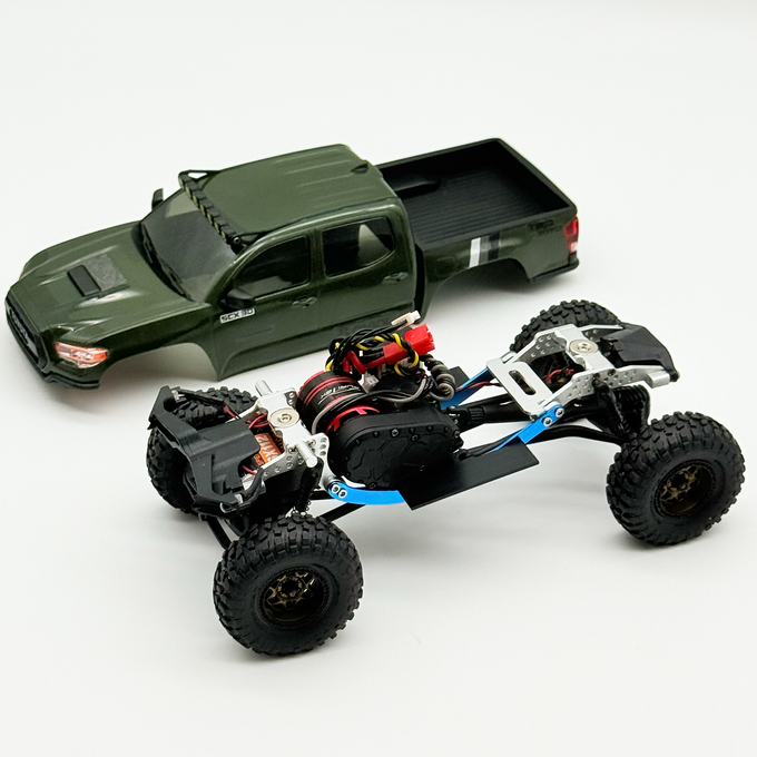 FURITEK MANTIS LCG COMPETITION CHASSIS KIT FOR SCX30 - TITANIUM EDITION