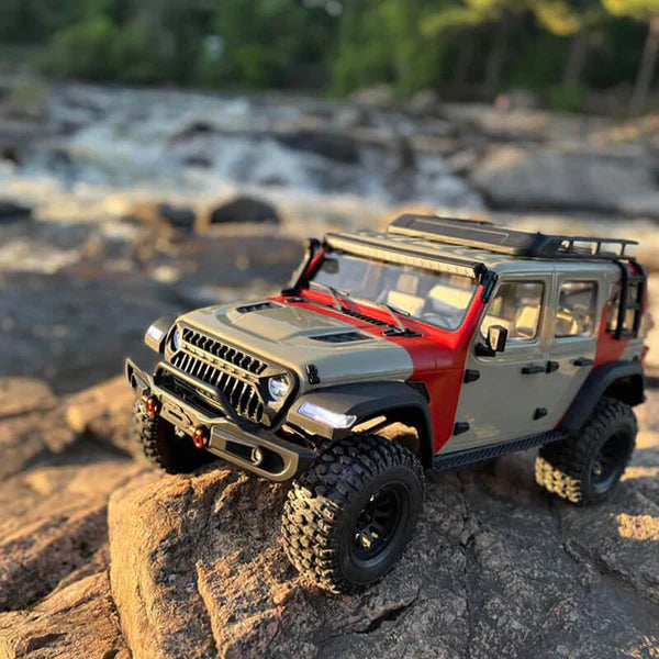 Rlaarlo 1/7 Scale 4WD Brushed RC Crawler MK-07 Hand-Painted