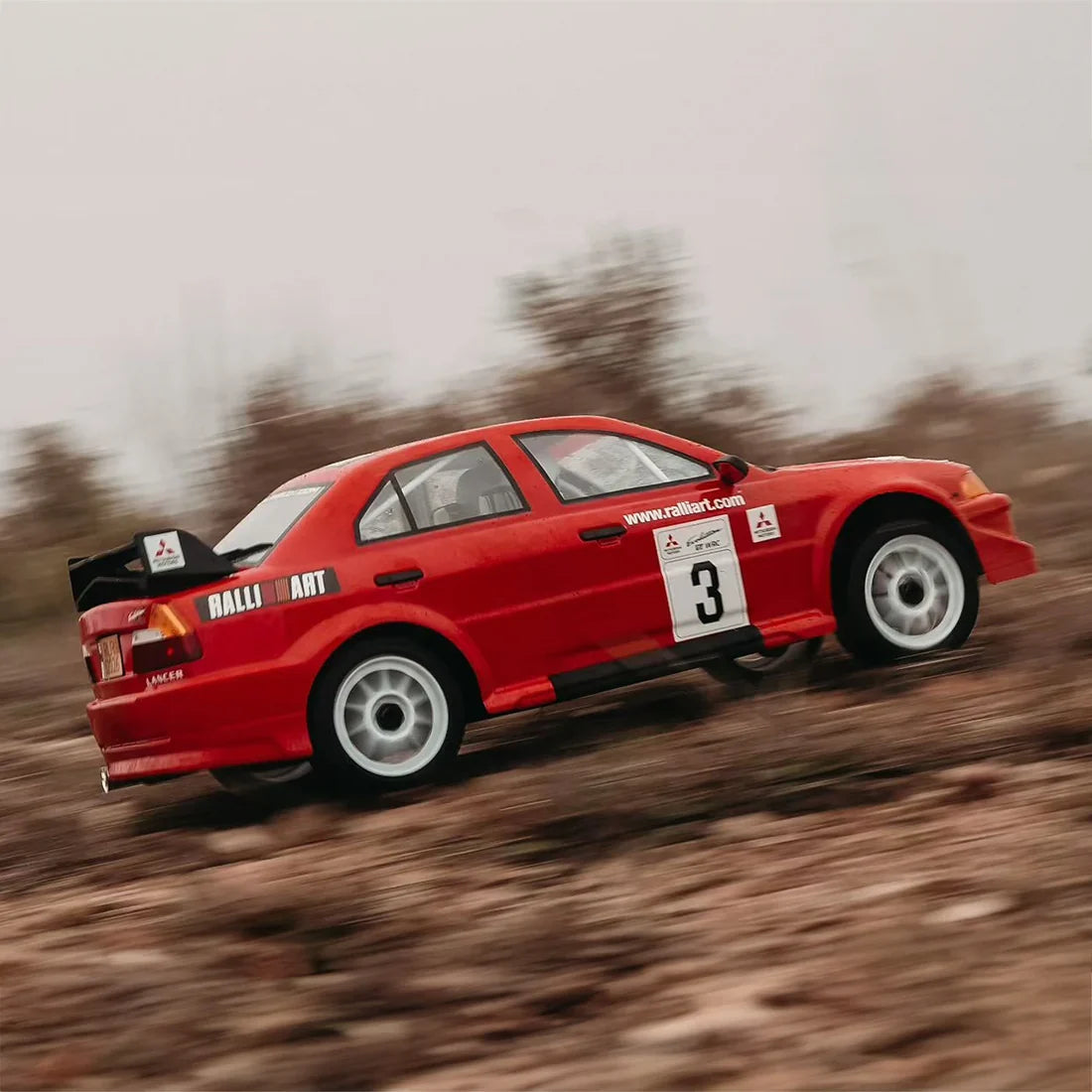 Rlaarlo Mitsubishi EVO 6.5 TME Licensed 1/7 Brushless RTR RC Rally Car | SLEVO-07