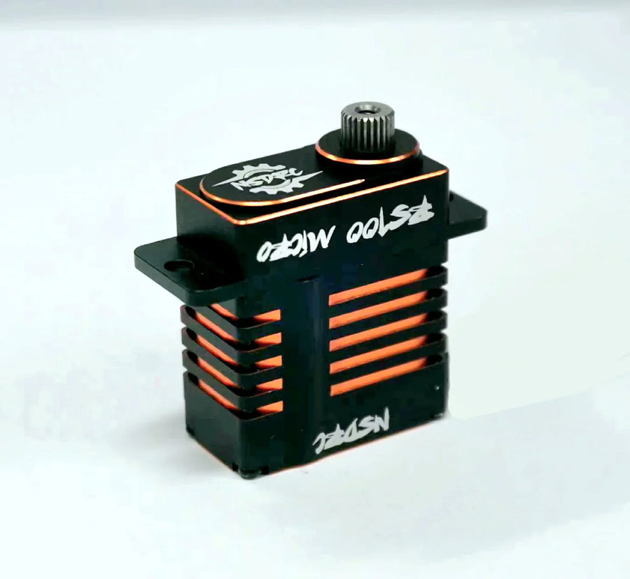 NSDRC SPECIAL EDITION RS100 SERVO & HORN - ORANGE - HeliDirect