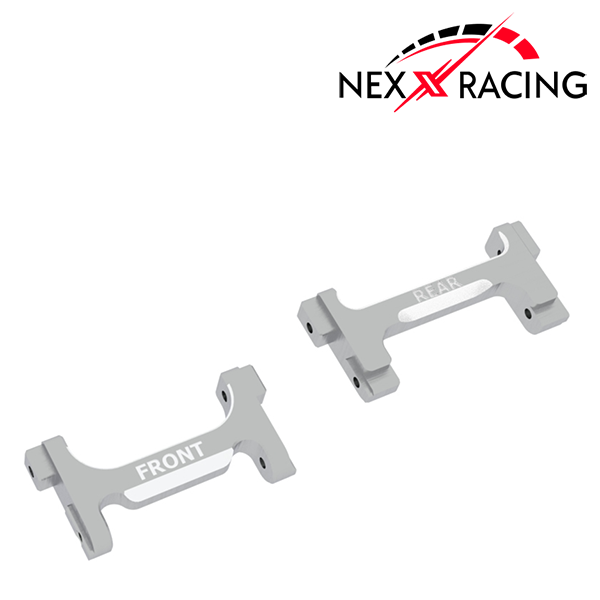 Nexx Racing CNC Alu Front And Rear Bumper Mounts Set For TRX-4M - HeliDirect