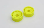 REFLEX RACING SPEED DISH WHEEL FRONT +1 OFFSET (YELLOW) - HeliDirect