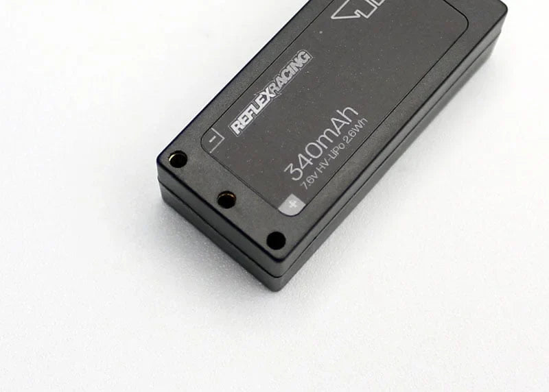 REFLEX RACING 340MAH 7.6V LIHV HARDCASE BATTERY PACK - HeliDirect