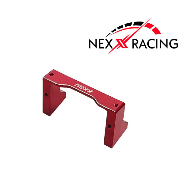 Nexx Racing Servo Mount stock for Losi 1/24 Micro-B - Red