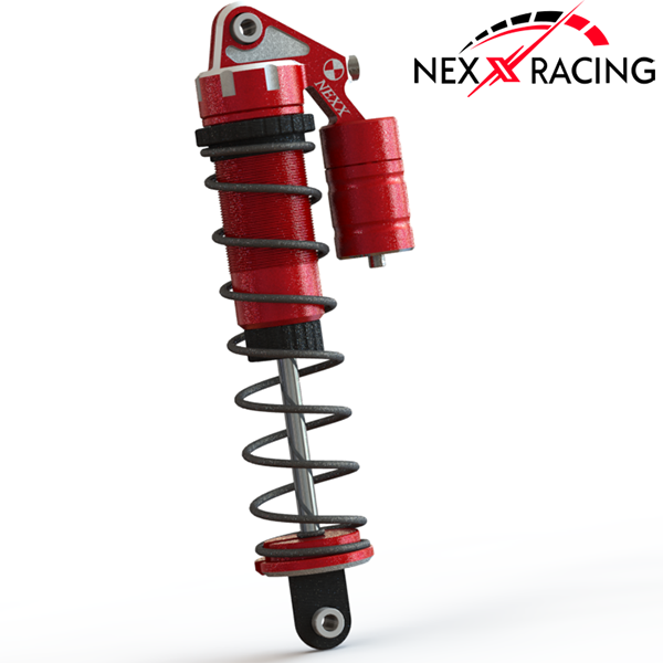 Nexx Racing Reservoir Shocks (4pcs) for Traxxas 1/10 Jato - Red
