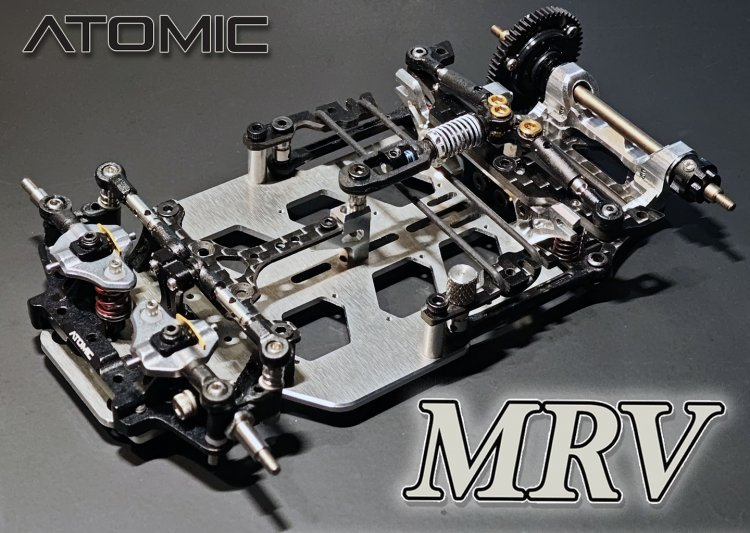 Atomic MRV 1:28 V-Link RWD Racing Chassis Kit (No Electronic)