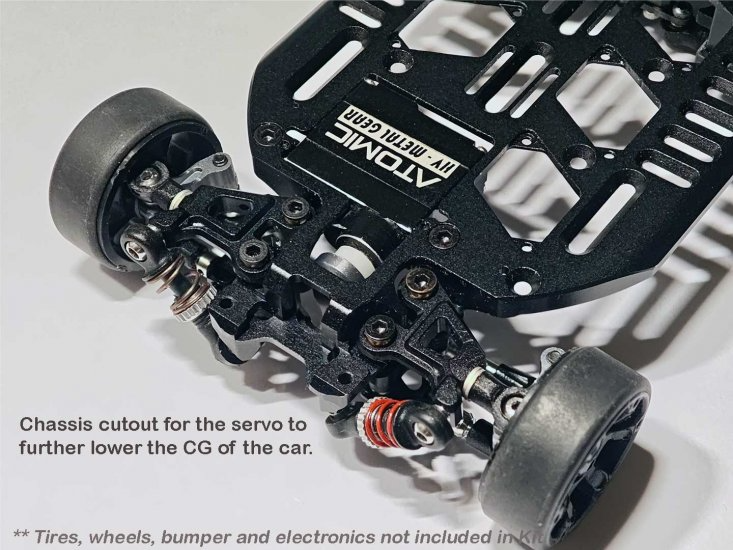 Atomic MRX Ultra Linkless 2WD Competition 1/28 Racing Chassis Kit