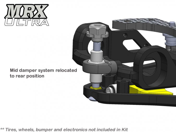 Atomic MRX Ultra Linkless 2WD Competition 1/28 Racing Chassis Kit