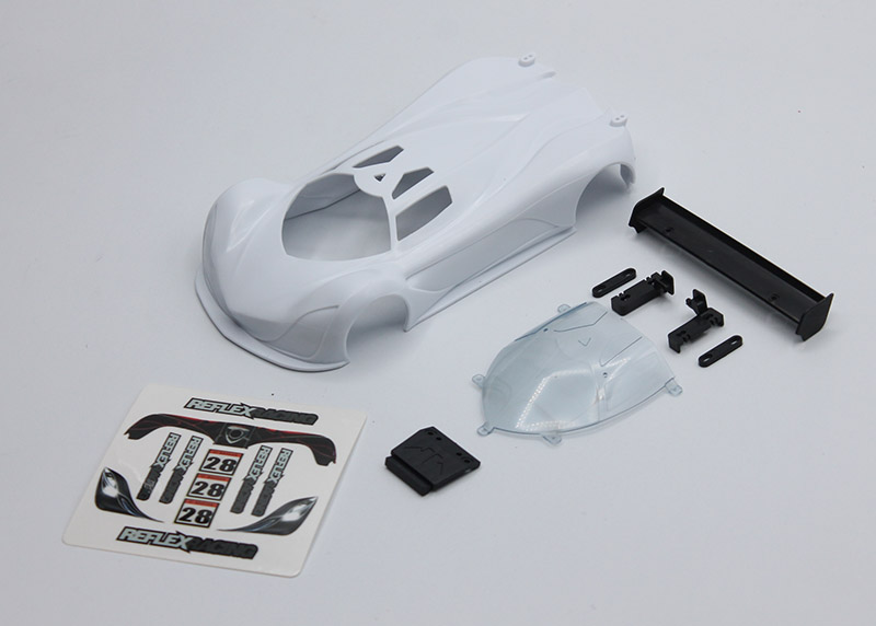 Reflex Racing MF-1 ABS Plastic Body Set (White)