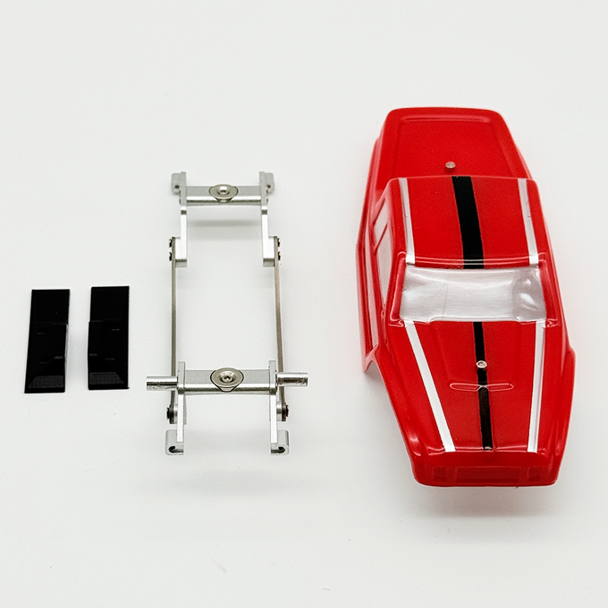 Furitek MANTIS LCG Competition Chassis Kit with Red Comp Body for SCX30