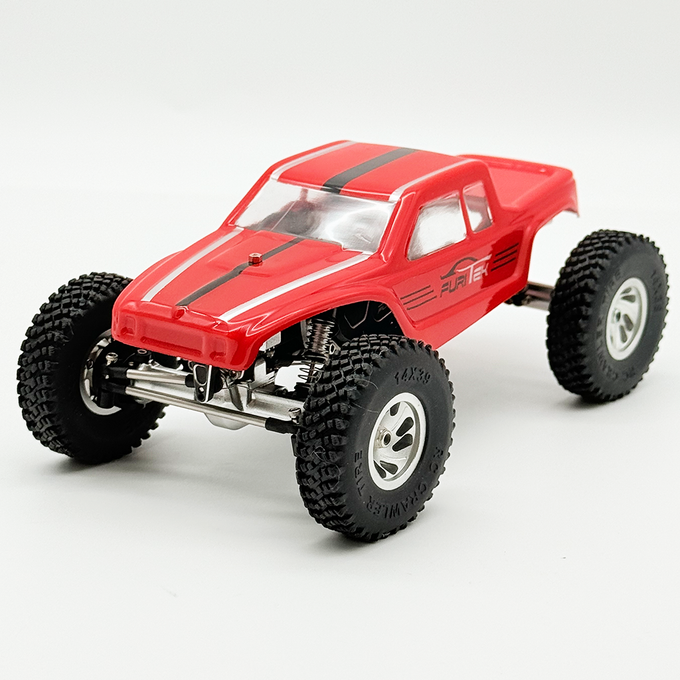 Furitek MANTIS LCG Competition Chassis Kit with Red Comp Body for SCX30