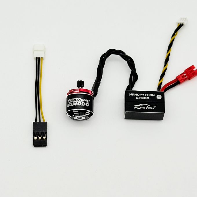 Furitek NanoModo SPEED 2026 Brushless Power System with NanoPython SPEED and NanoKomodo SPEED for Axial SCX30