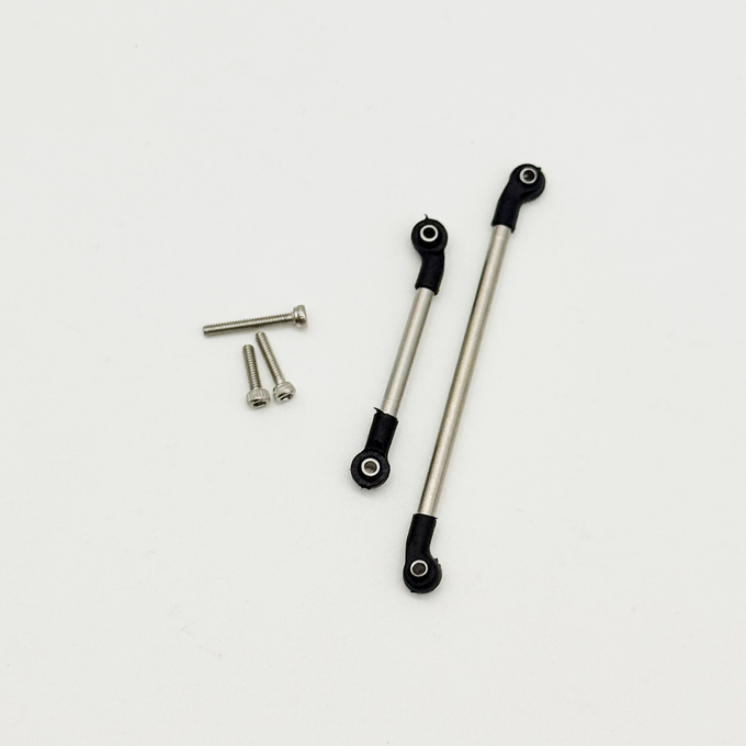 FURITEK +4MM ALUMINUM STEERING LINK SET FOR 1/30 RC CRAWLERS