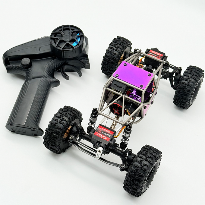 Furitek Limited Edition Titan Buggy 18 – RTR Titanium Purple Edition w/ Active Pro 4WS & Micro Tesla DigiBoard