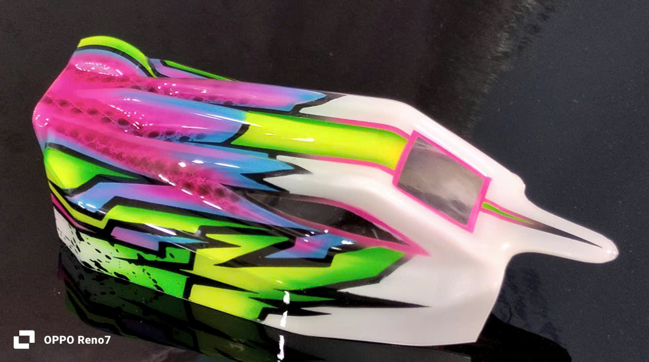 RADIANZ Micro-B Sector Airbrush Lexan Body – Warp