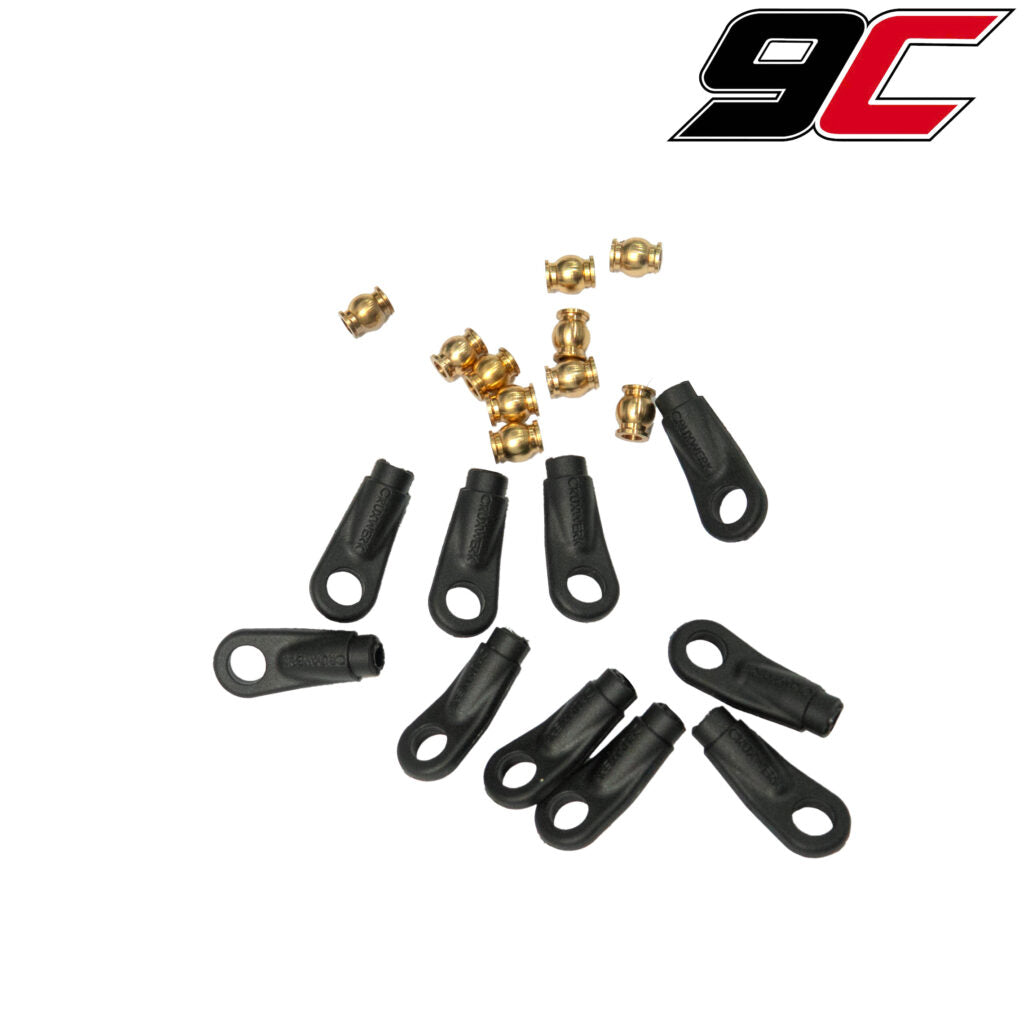 9C MONTY SHOCK ROD END (10PCS)