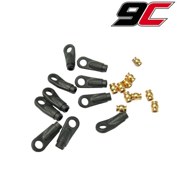 9C MONTY SHOCK ROD END (10PCS)